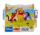 Melissa & Doug Disney Baby Winnie the Pooh Wooden Shape Sorting Cube
