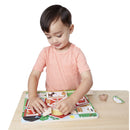 Melissa & Doug Hide and Seek Farm Wooden Activity Board with Barnyard Animal Magnets