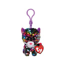 Ty Flippables Sequin Plush - DOTTY the Leopard (Plastic Key Clip - 3.5 inches)