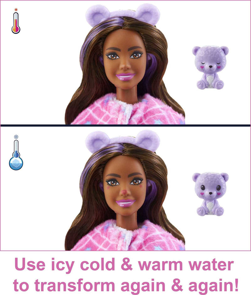 Barbie Dolls Cutie Reveal Teddy Bear Fantasy Doll and Accessories