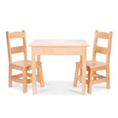 Melissa & Doug Wooden Table & Chairs - Natural