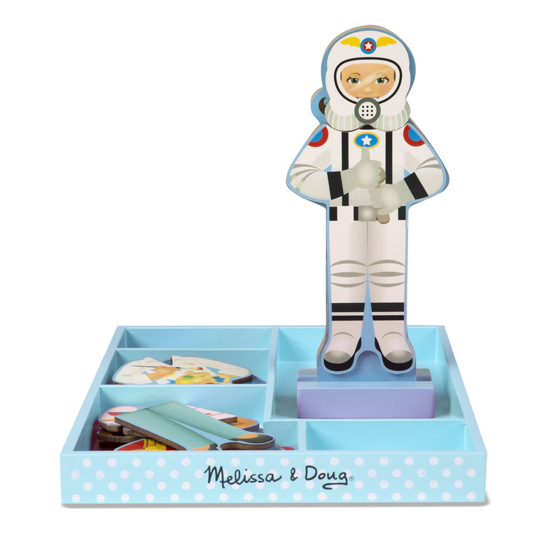 Melissa & Doug Julia Magnetic Dress-Up Wooden Doll Pretend Play Set (25+ Pieces)