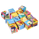 Melissa & Doug Disney Princess Wooden Cube Puzzle With Storage Tray (6 Puzzles in 1, Great Gift for Girls and Boys - Best for 3, 4, 5 Year Olds and Up)