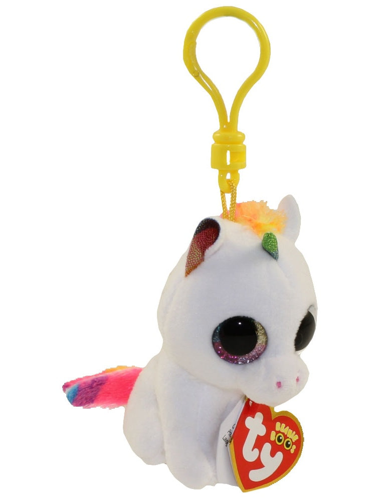 TY Beanie Boos - PIXY the Unicorn (Glitter Eyes) (Plastic Key Clip)