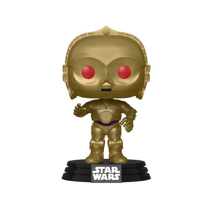 Funko POP! Star Wars: Rise of Skywalker - C-3PO (Red Eyes) (Metallic)