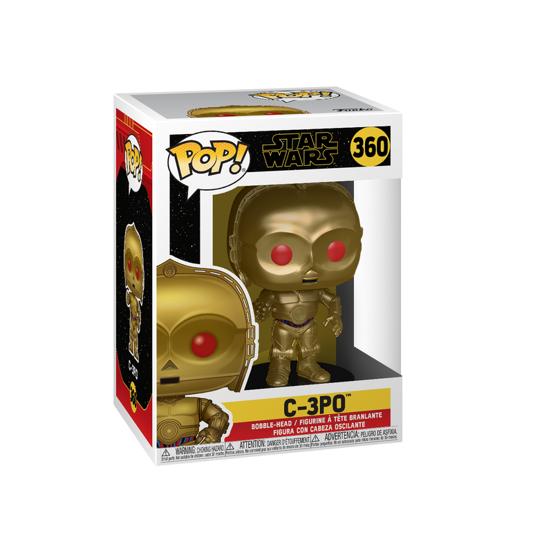 Funko POP! Star Wars: Rise of Skywalker - C-3PO (Red Eyes) (Metallic)