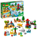 LEGO DUPLO Town World Animals 10907 Building Bricks (121 Pieces)
