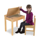 Melissa & Doug Lift-Top Kids Writing Desk with Chair, Multiple Finishes