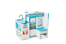 Melissa & Doug Wooden Get Well Doctor Activity Center (Playspace with Waiting Room, Exam Room, Check-In Area)