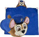 Comfy Critters - Nickelodeon Paw Patrol - Chase Huggable Hooded Blanket