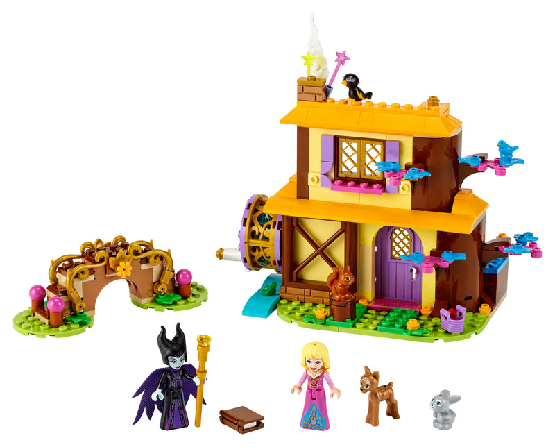 LEGO Disney Aurora’s Forest Cottage 43188 Great Sleeping Beauty Building Toy for Kids (300 Pieces)