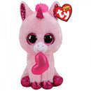 TY Beanie Boos - DARLING the Valentines Unicorn (Regular Size - 6 in)