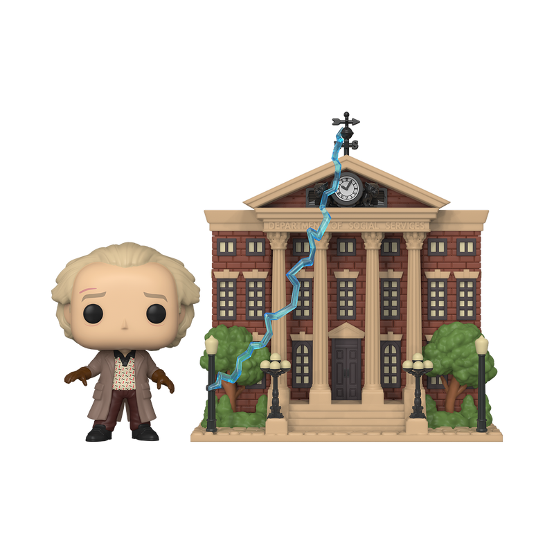 Funko POP! Town: Back to the Future - Doc w/ Clock Tower