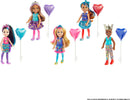 Barbie Chelsea Color Reveal Doll With Confetti Print & 6 Surprises