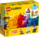 LEGO Classic Creative Transparent Bricks 11013 Building Toy with Transparent Bricks (500 Pieces)