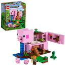 LEGO Minecraft The Pig House 21170 Featuring Alex, a Creeper and a House (490 Pieces)
