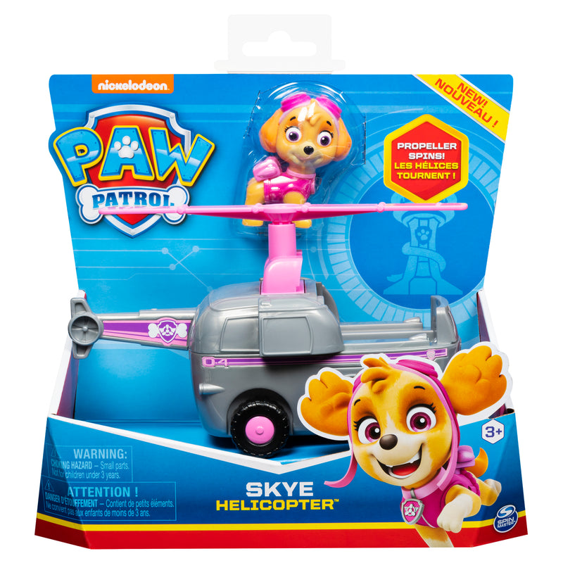 PAW Patrol, Skye’s Helicopter Vehicle with Collectible Figure, for Kids Aged 3 and Up