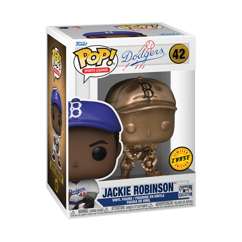 Funko Pop! Icons: Jackie Robinson Vinyl Figure with Chase