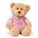 Gund It's a Girl Teddy Bear, Pink Stuffed Animal Plush 12 inches