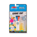 Melissa & Doug Write On! Reusable Games Wipe-Off Dry-Erase Travel Activity Pad