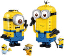 LEGO Minions: Brick-Built Minions and Their Lair (75551) Building Kit for Kids, Great Birthday Present for Kids Who Love Minion Toys and Kevin, Bob and Stuart Minion Characters, New 2020 (876 Pieces)