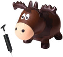 Farm Hoppers FHA1201 Inflatable Toddler Safe Bouncing Moose