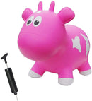 Farm Hoppers FHA1104 Inflatable Toddler Safe Bouncing Cow Pink