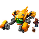 LEGO Marvel Baby Rocket’s Ship 76254 Buildable Spaceship Toy from Guardians of the Galaxy 3 Featuring Rocket Raccoon and Baby Rocket Minifigures, Collectible Super Hero Toy Gift for Kids Ages 8 and up