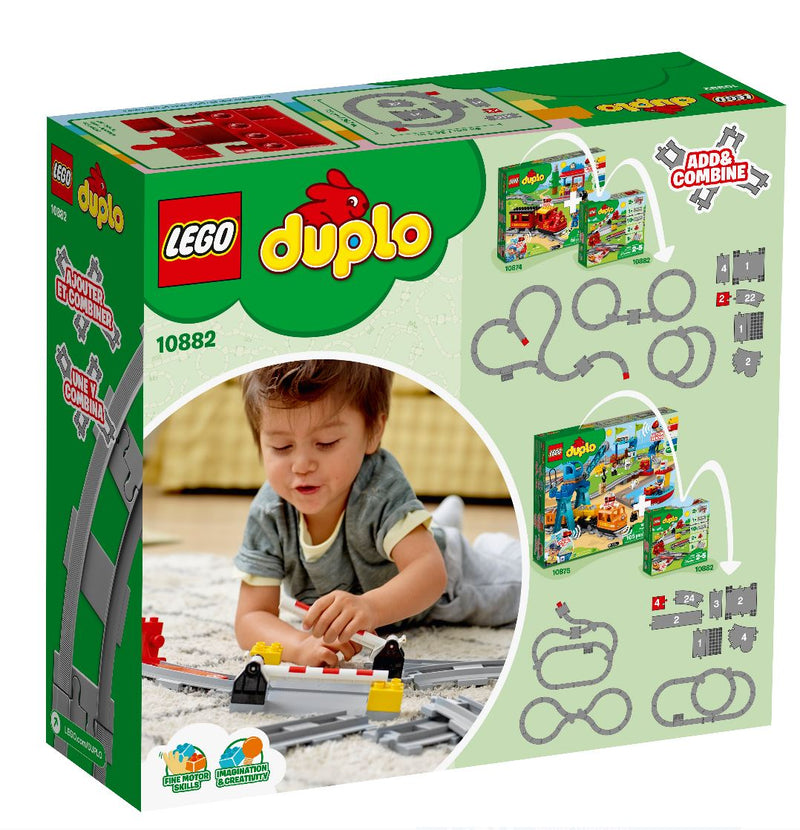 LEGO DUPLO Town Train Tracks 10882