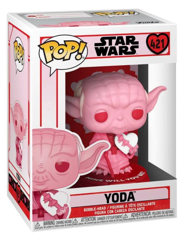 Funko Pop! Star Wars: Valentines - Yoda with Heart