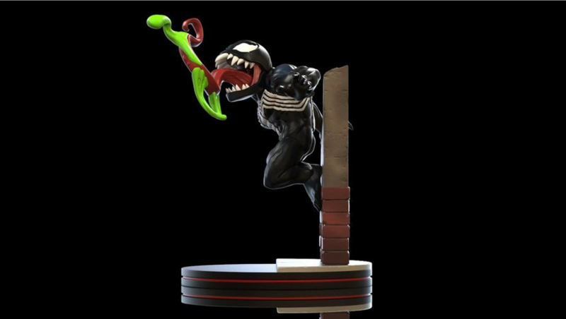 Quantum Mechanix Marvel Q-Fig Venom 4.75-Inch Diorama Figure